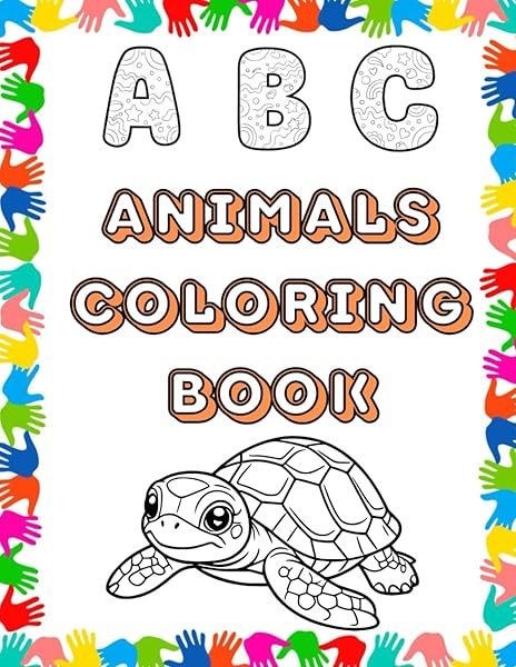 ABC Animals Coloring Book for Toddlers